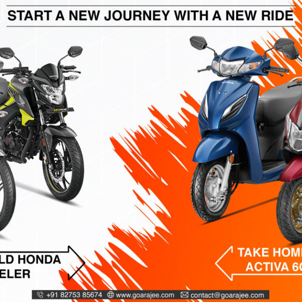 Goa RajeeAuthorized Honda 2 wheeler Dealers in Goa