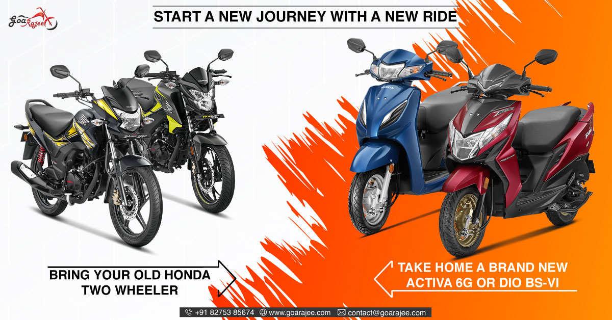 Honda activa best sale 125 exchange offer